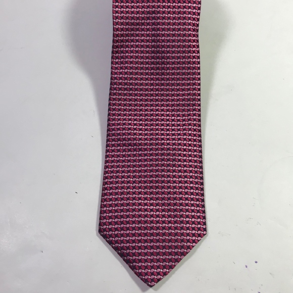 Brooks Brothers Other - Brooks Brothers Silk Neck Tie Pink Blue Geometric